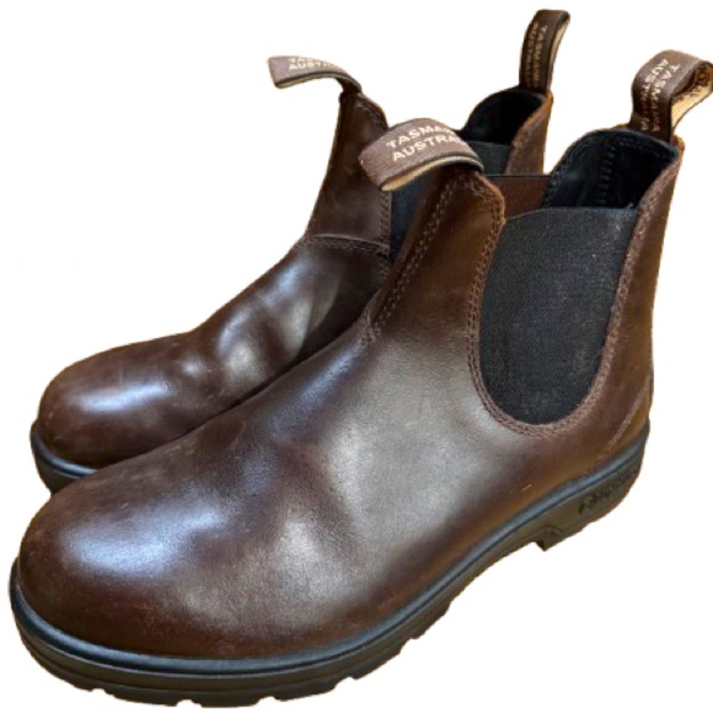 Blundstone Men’s Classic Chelsea Boots (Antique Brown, Size 9)